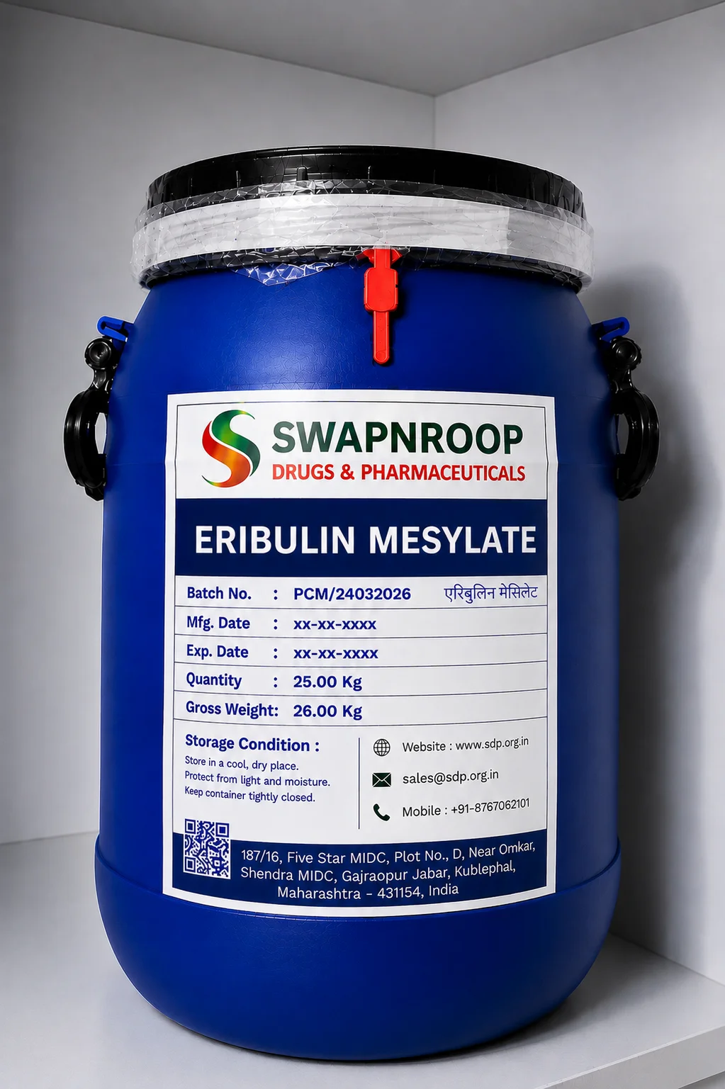 Eribulin Mesylate API Manufacturer & Supplier in India