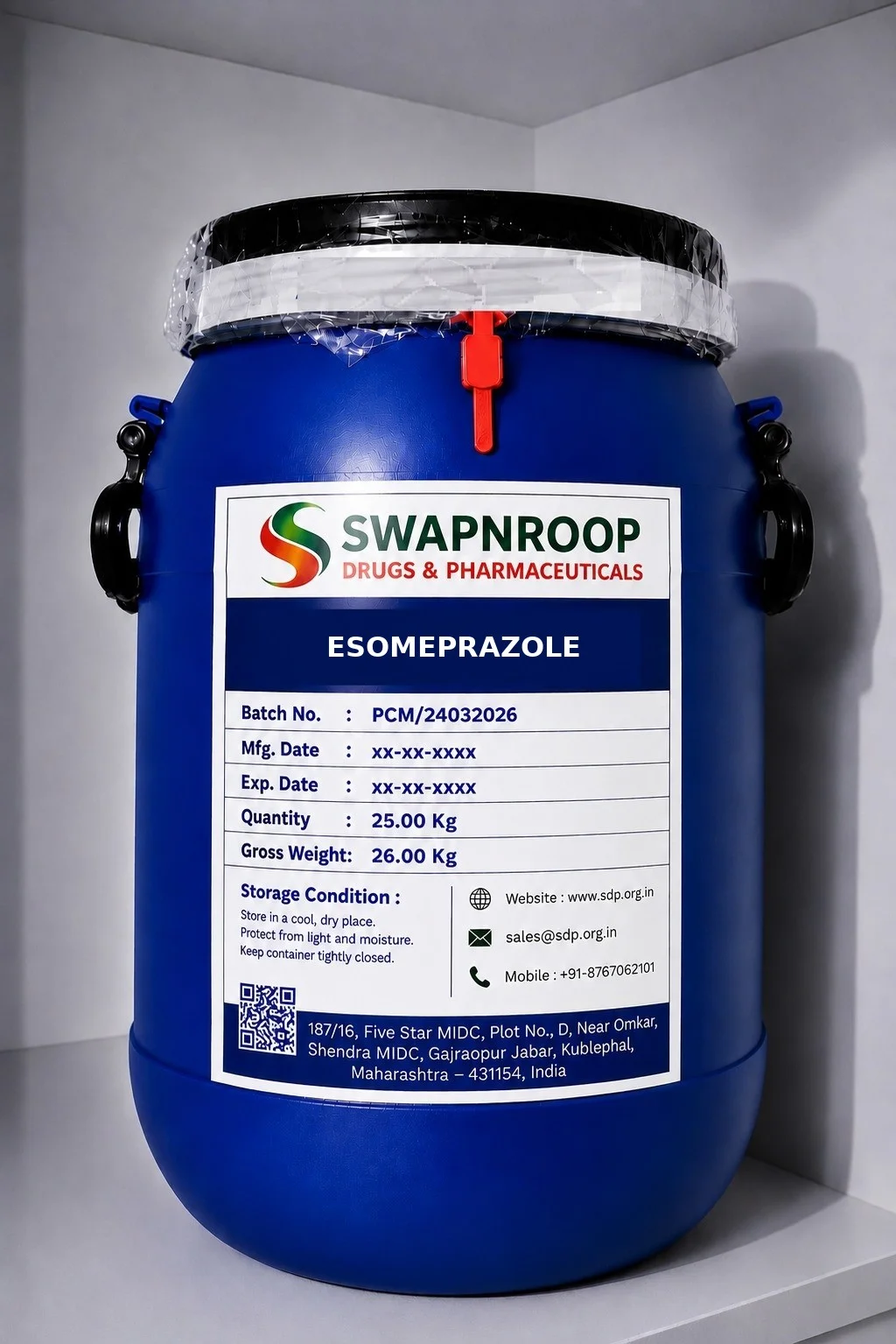 Esomeprazole API Manufacturer & Supplier in India