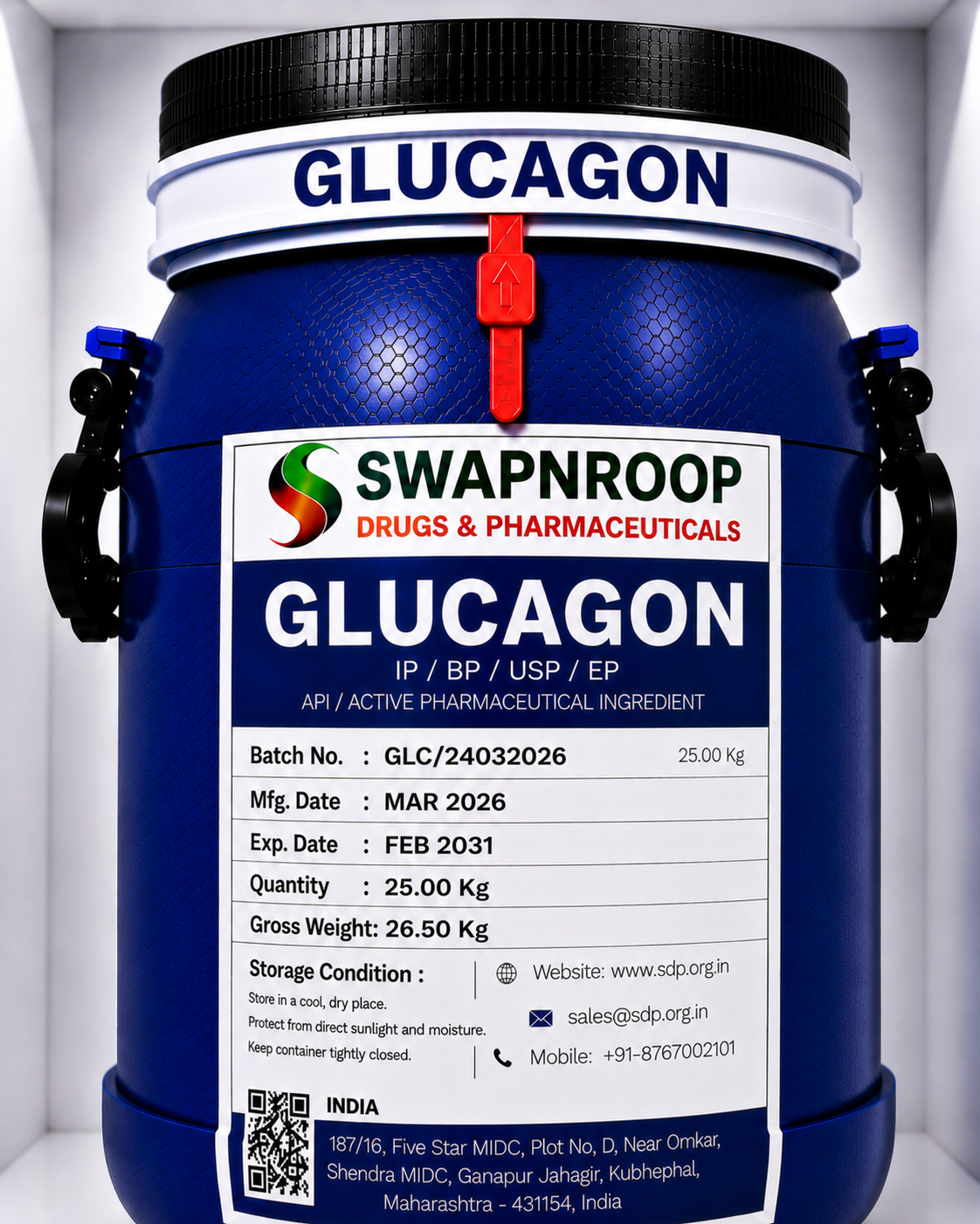 Glucagon API Manufacturer in India