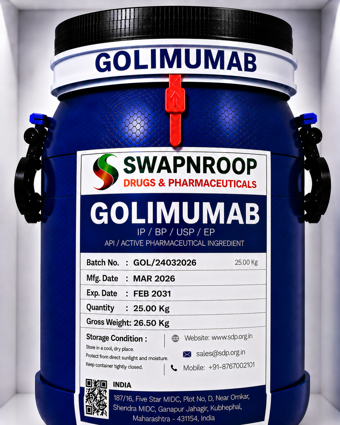Golimumab API Manufacturer in India