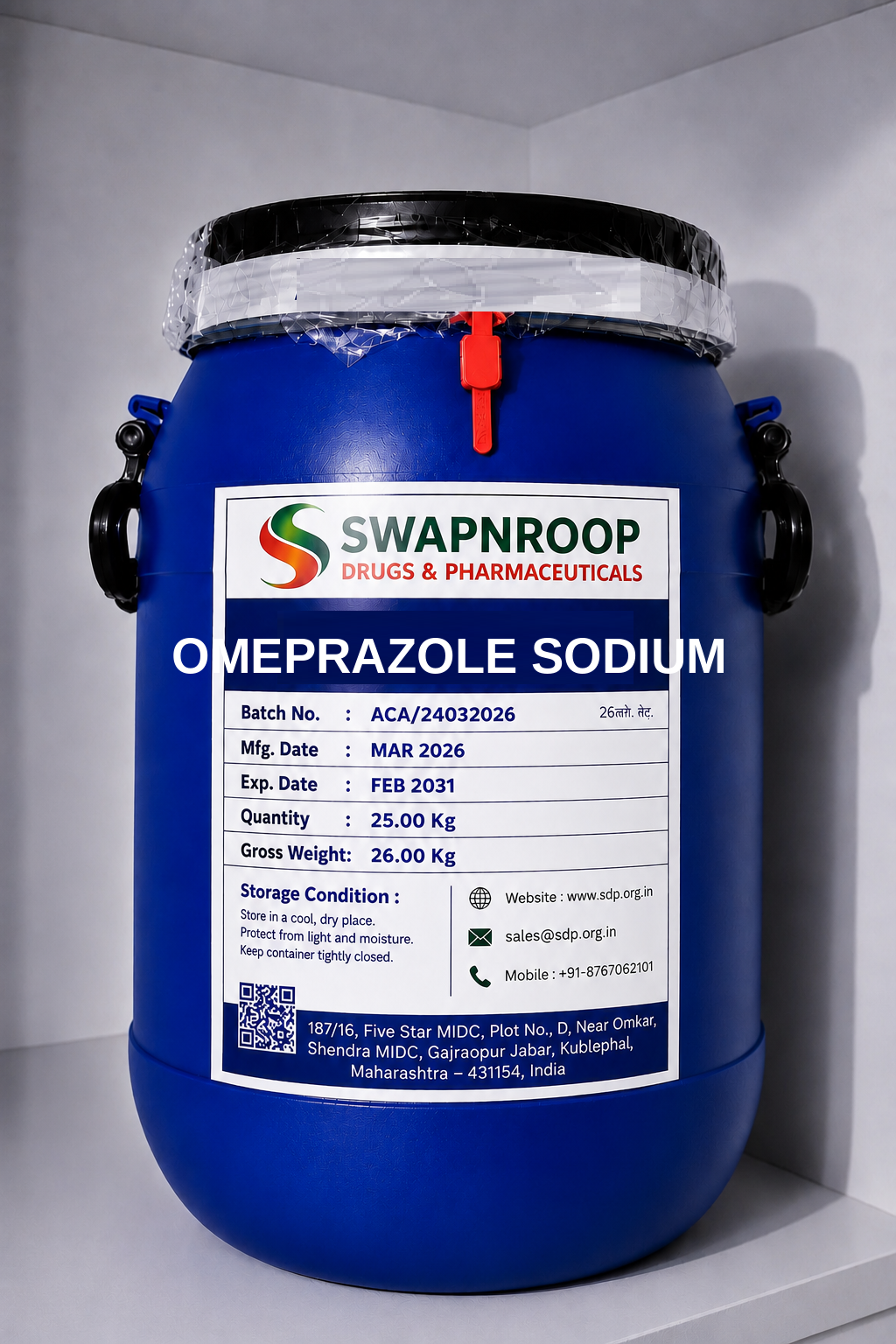 Omeprazole Sodium API Manufacturer in India
