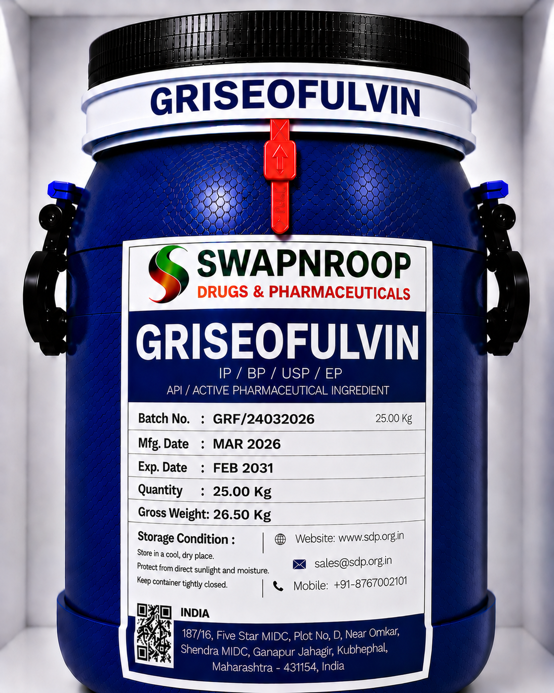 Griseofulvin API Manufacturer in India