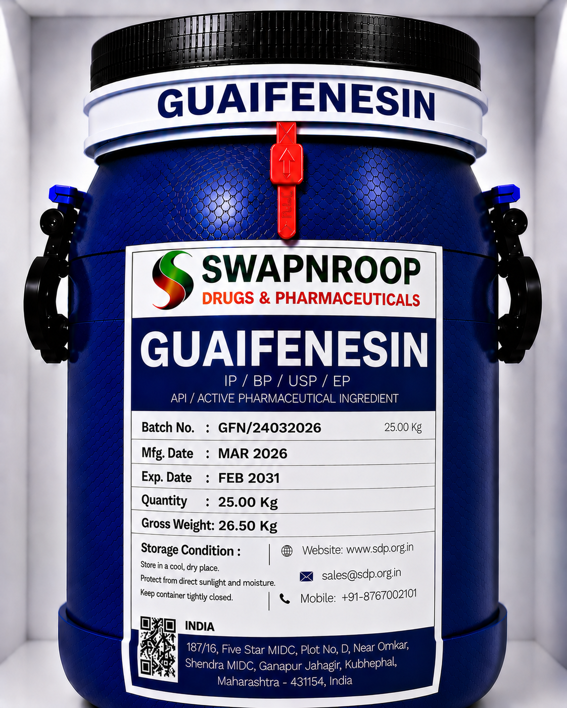Guaifenesin API Manufacturer in India