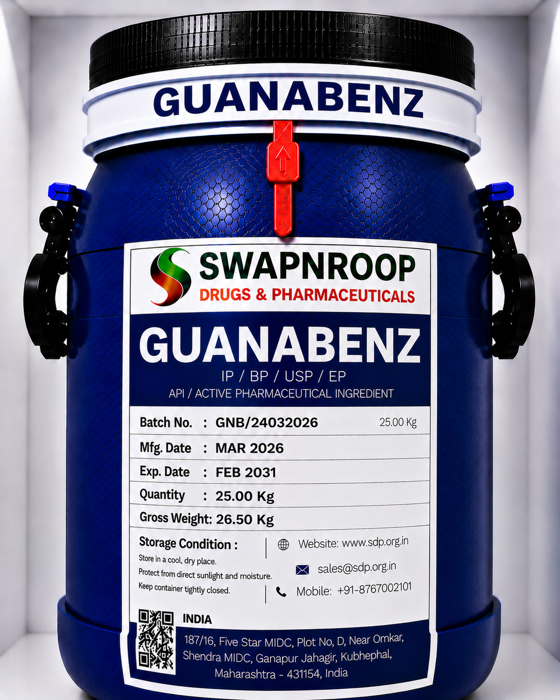 Guanabenz API Manufacturer in India