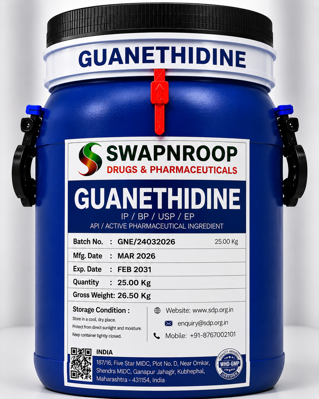 Guanethidine API Manufacturer in India