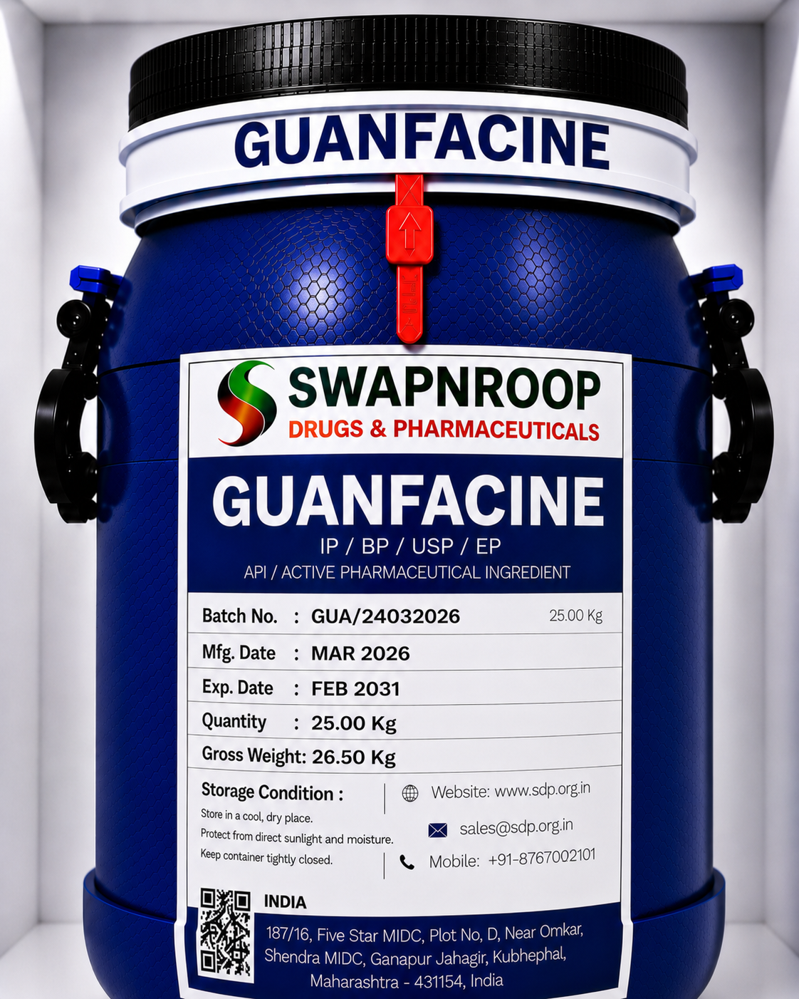 Guanfacine API Manufacturer in India