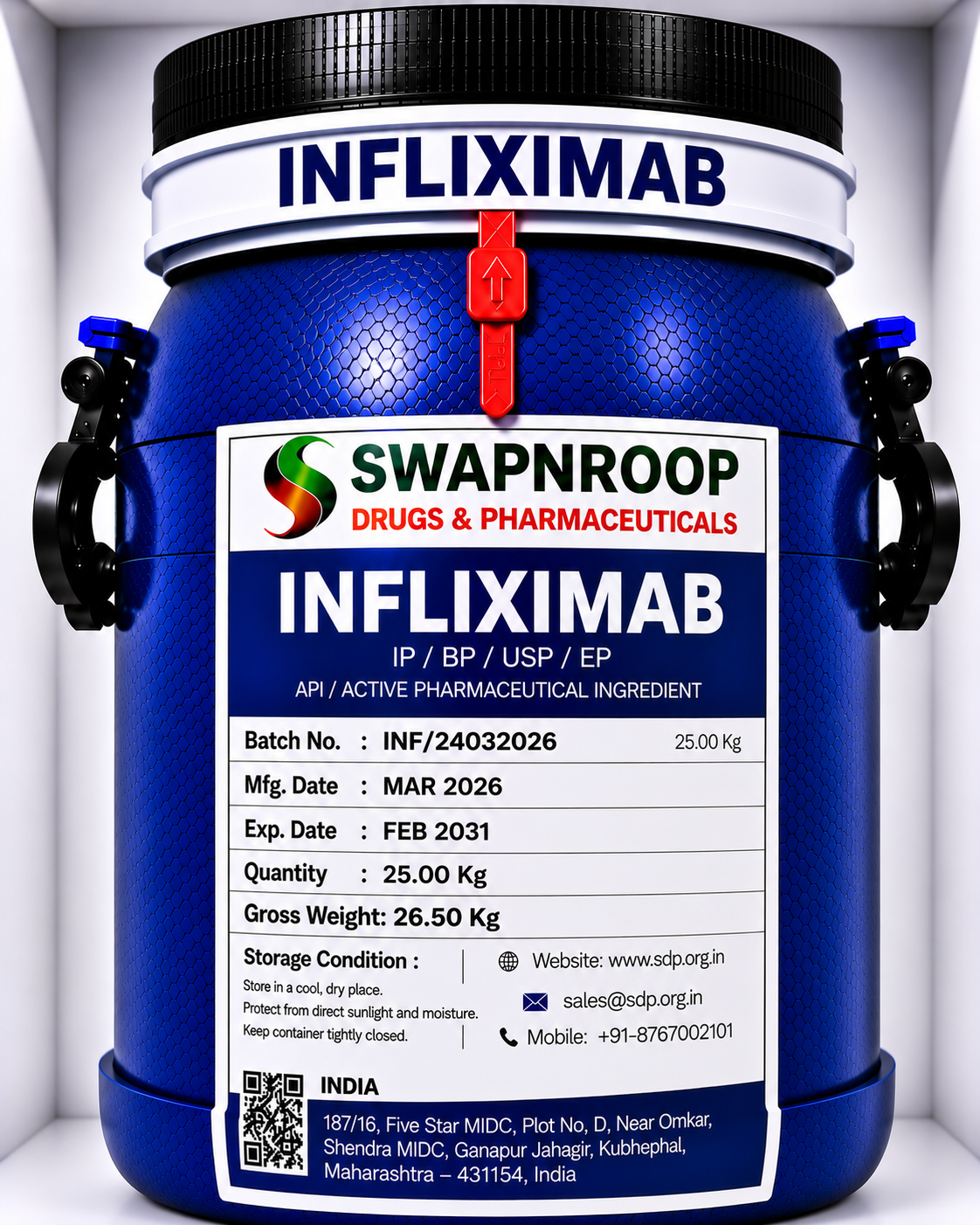 Infliximab API Manufacturer in India