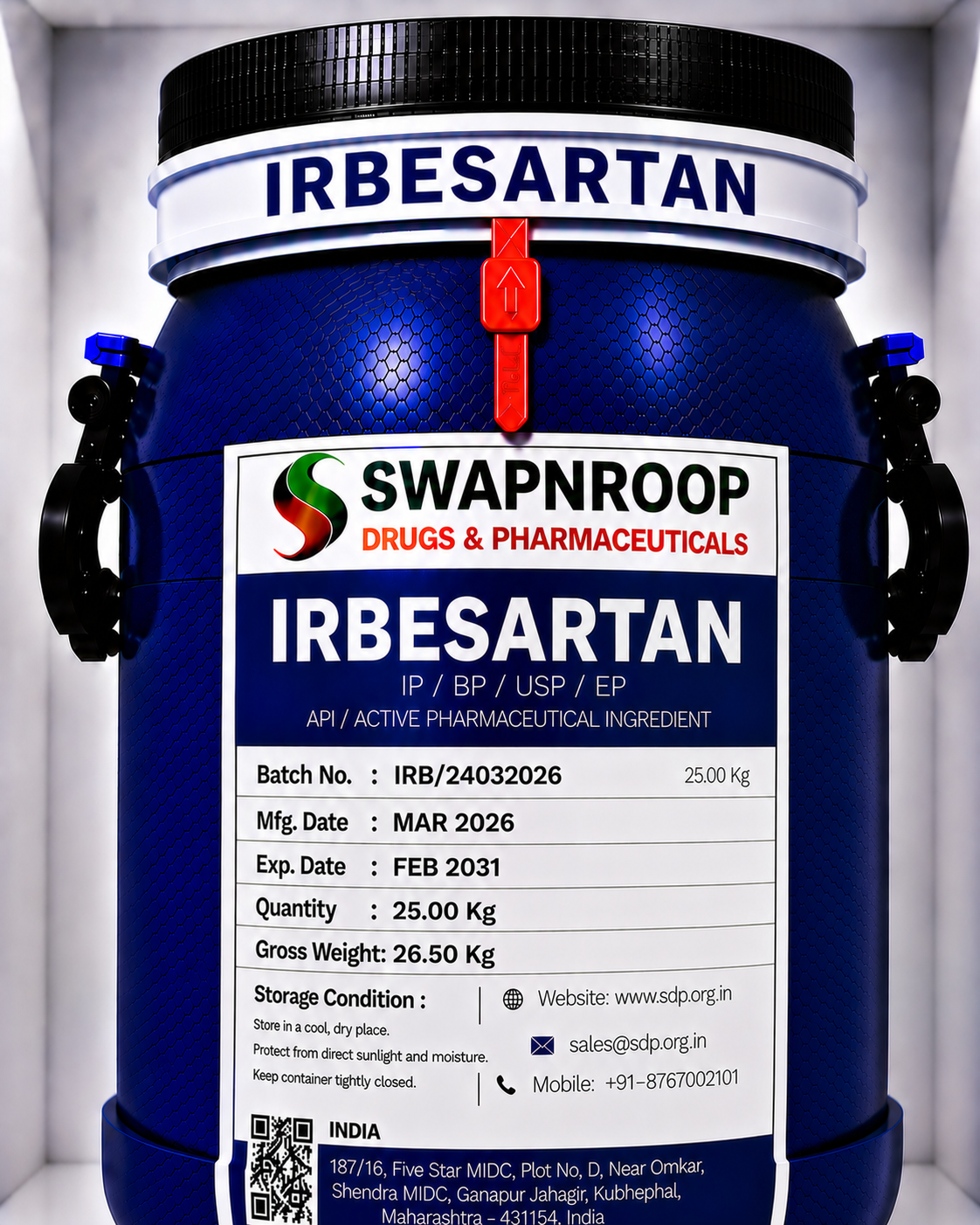 Irbesartan API Manufacturer in India