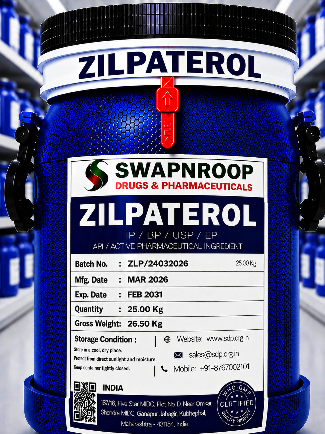 Zilpaterol API Manufacturer in India
