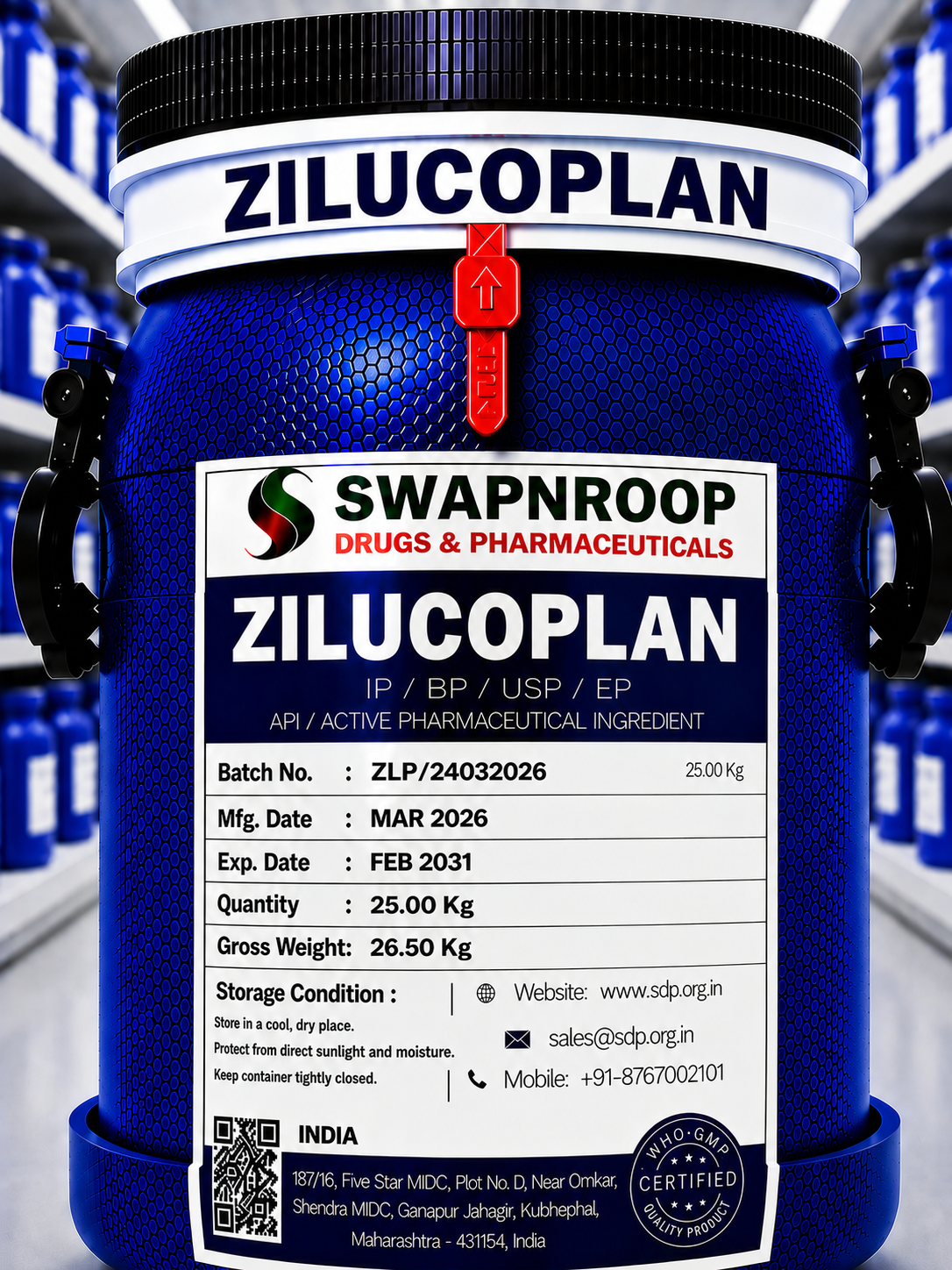 Zilucoplan API Manufacturer in India