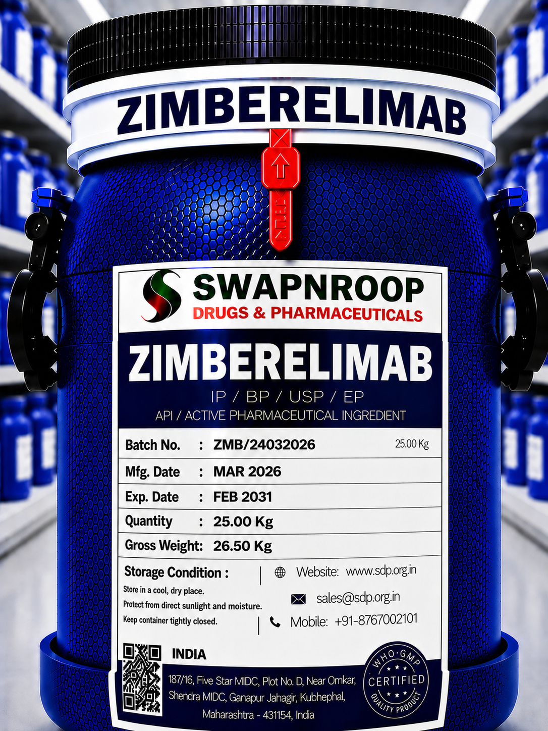 Zimberelimab API Manufacturer in India