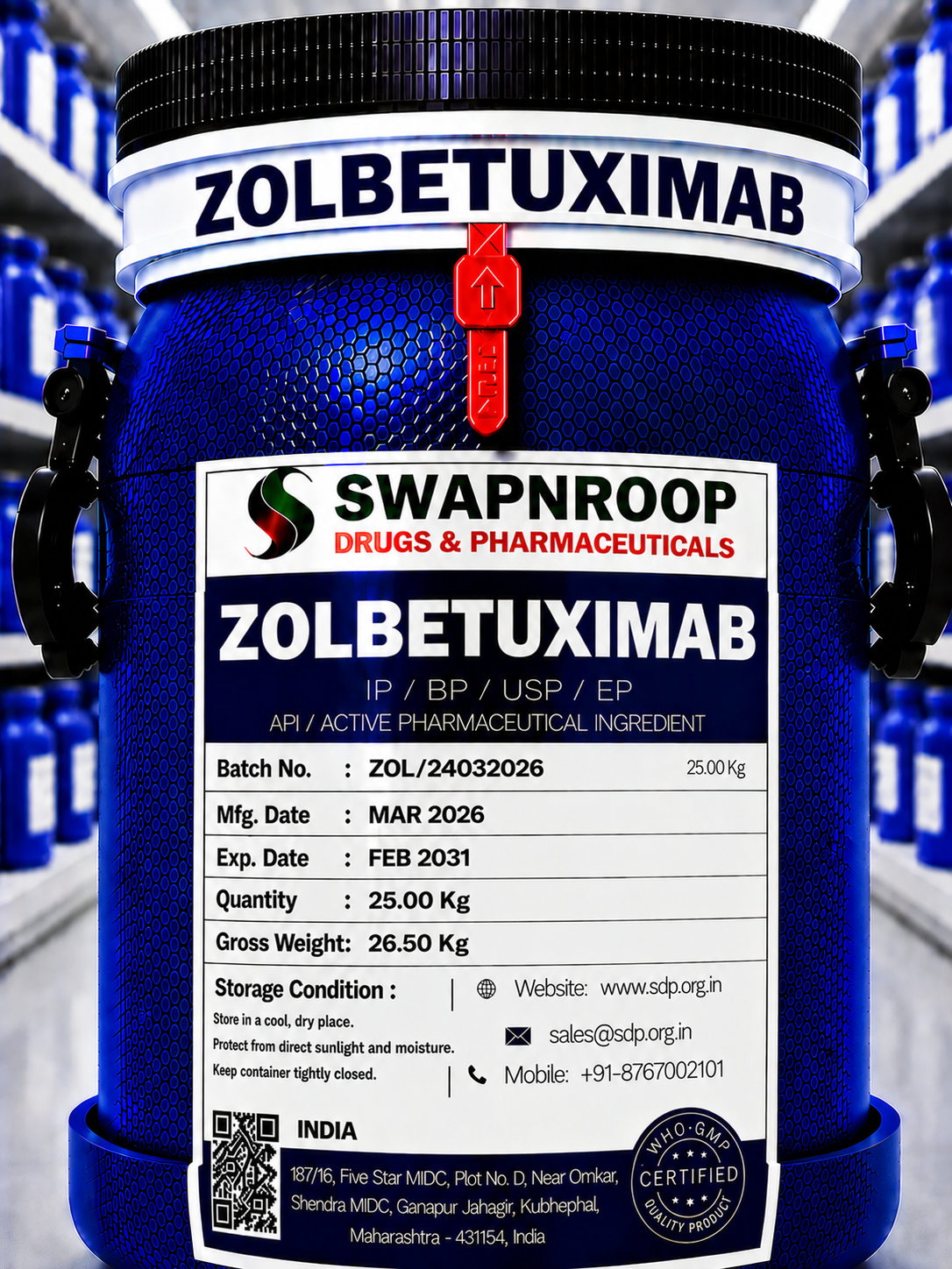 Zolbetuximab API Manufacturer in India