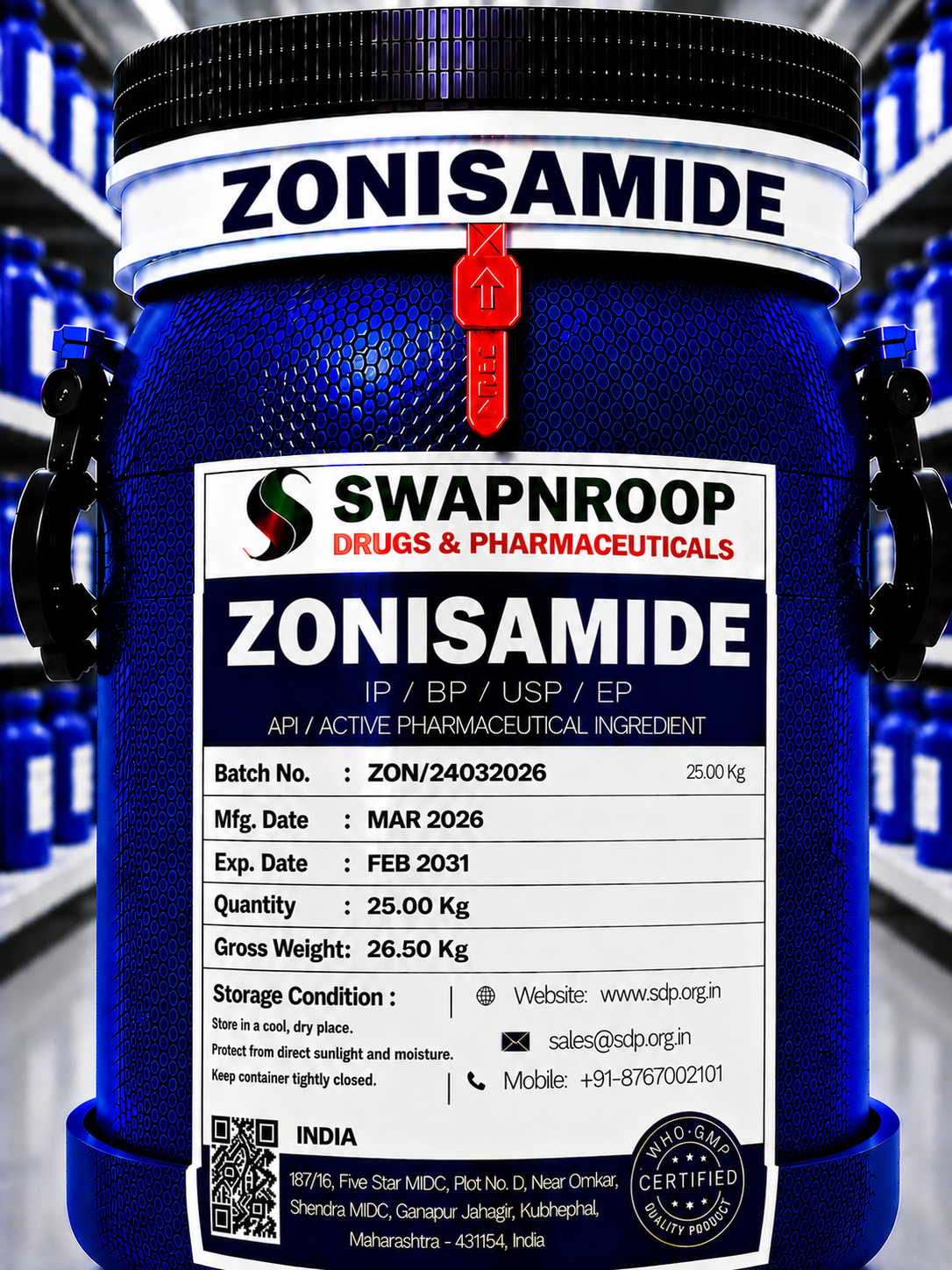 Zonisamide API Manufacturer in India