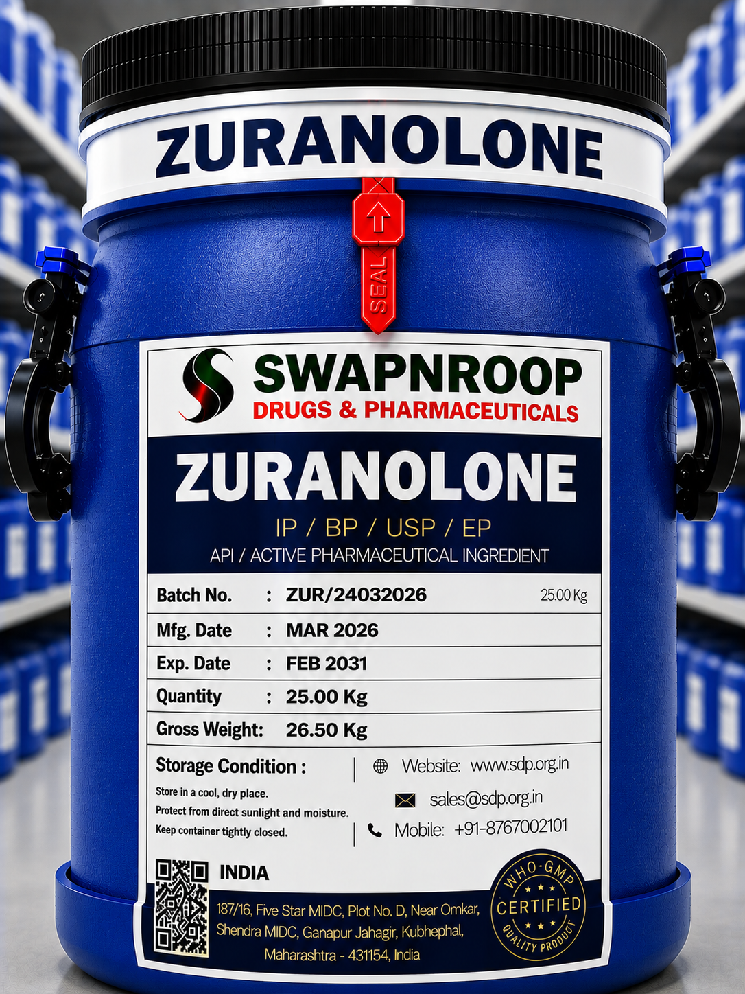 Zuranolone API Manufacturer in India