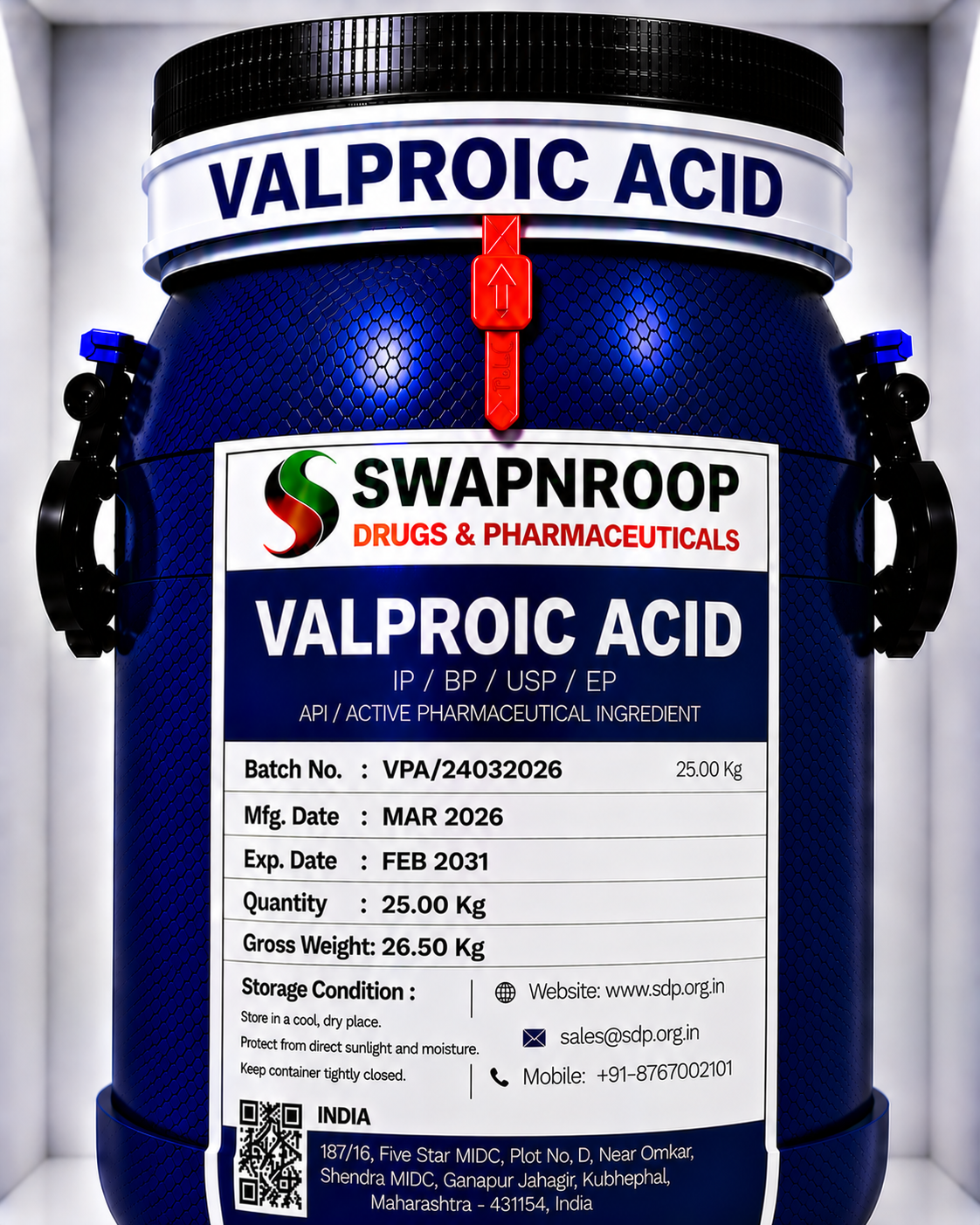 Valproic Acid API Manufacturer in India