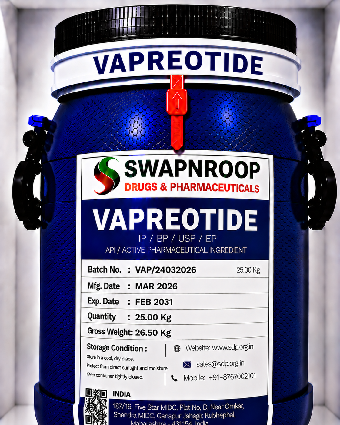 Vapreotide API Manufacturer in India
