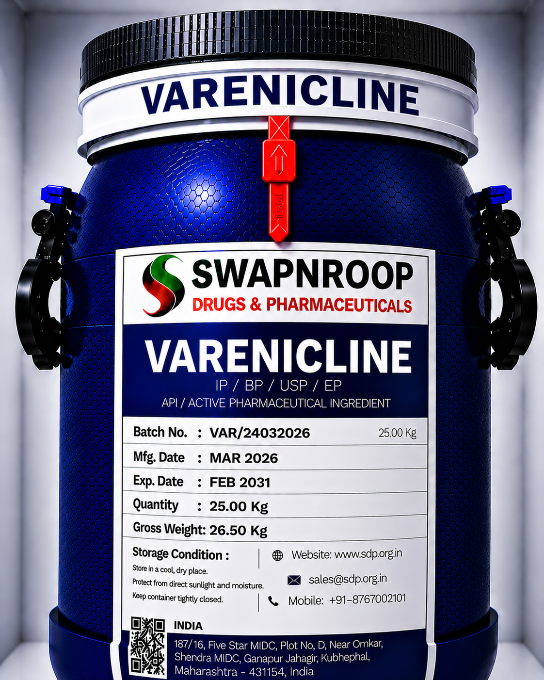 Varenicline API Manufacturer in India