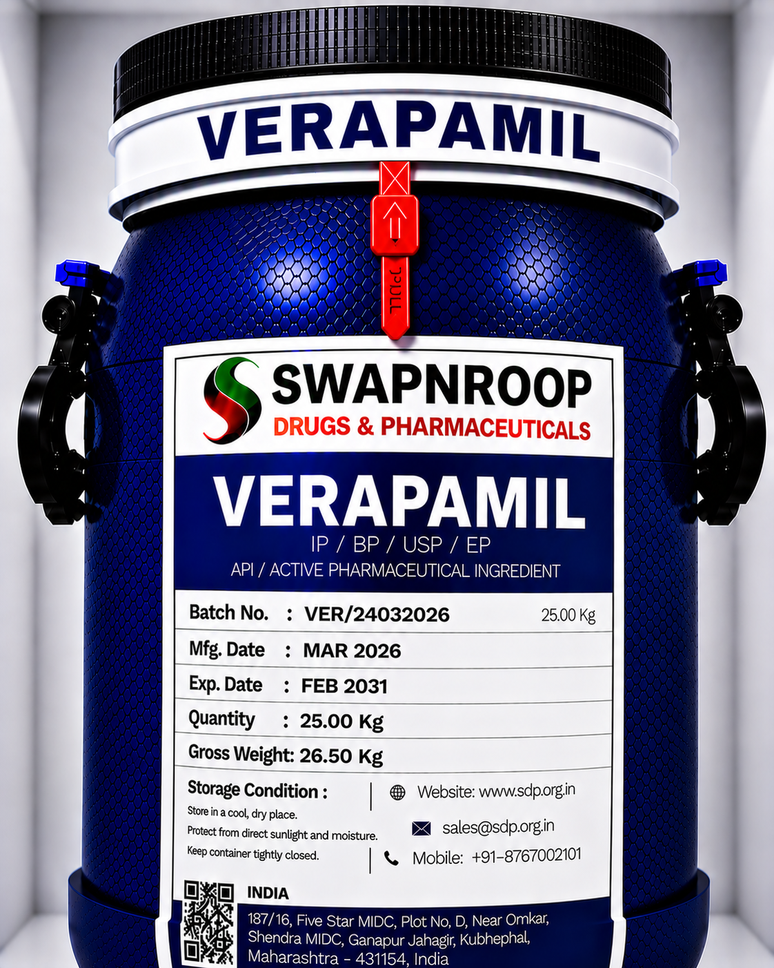 Verapamil API Manufacturer in India