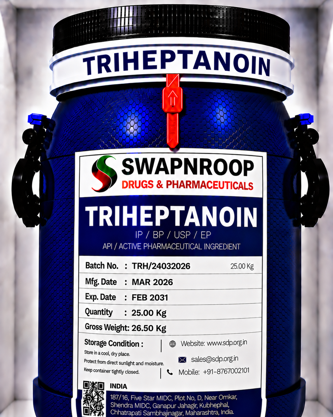Triheptanoin API Manufacturer in India