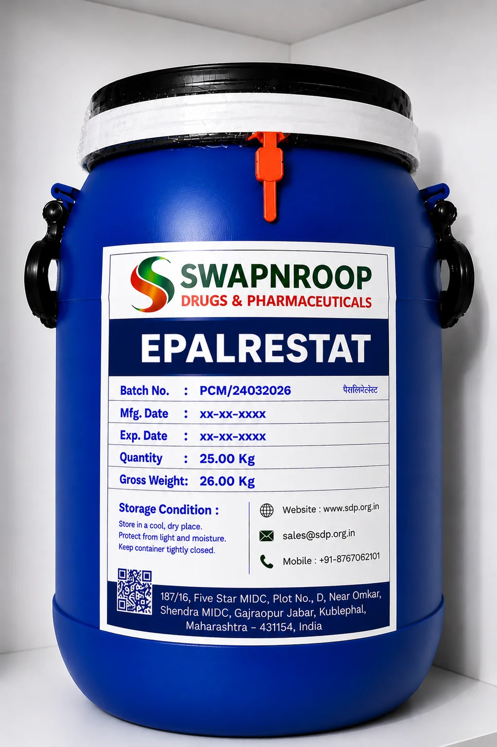 Epalrestat API Manufacturer & Supplier in India