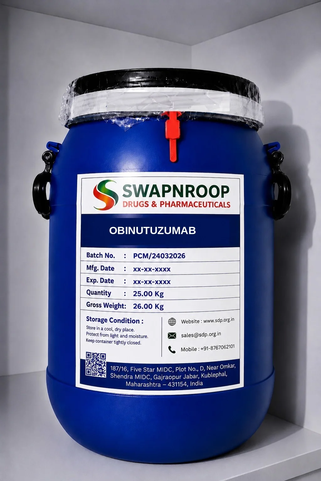 Obinutuzumab API Manufacturer in India